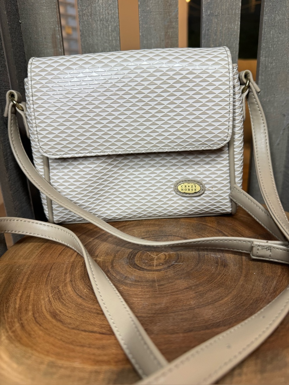 Liz Claiborne Crazy Horse Crossbody Bag